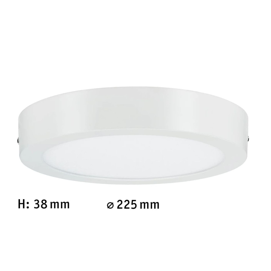Paulmann 70642 - LED/12,5W Stropna svetilka LUNAR 230V pr. 22,5 cm bela
