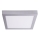 Paulmann 70650 - LED/17W Stropna svetilka LUNAR 230V 30x30 cm mat krom