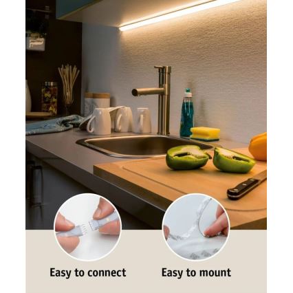 Paulmann 70667 - LED/9W IP44 Zatemnitveni kopalniški trak MAXLED 1,5 m 6500K 230V