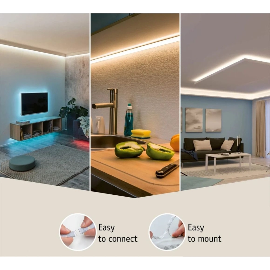 Paulmann 70672 - LED/18W IP44 Zatemnitveni kopalnišnki trak MAXLED 1,5 m 2700K 230V