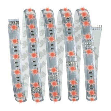 Paulmann 70674 - LED RGB/22W Zatemnitveni trak MAXLED 1,5 m 230V + Daljinski upravljalnik
