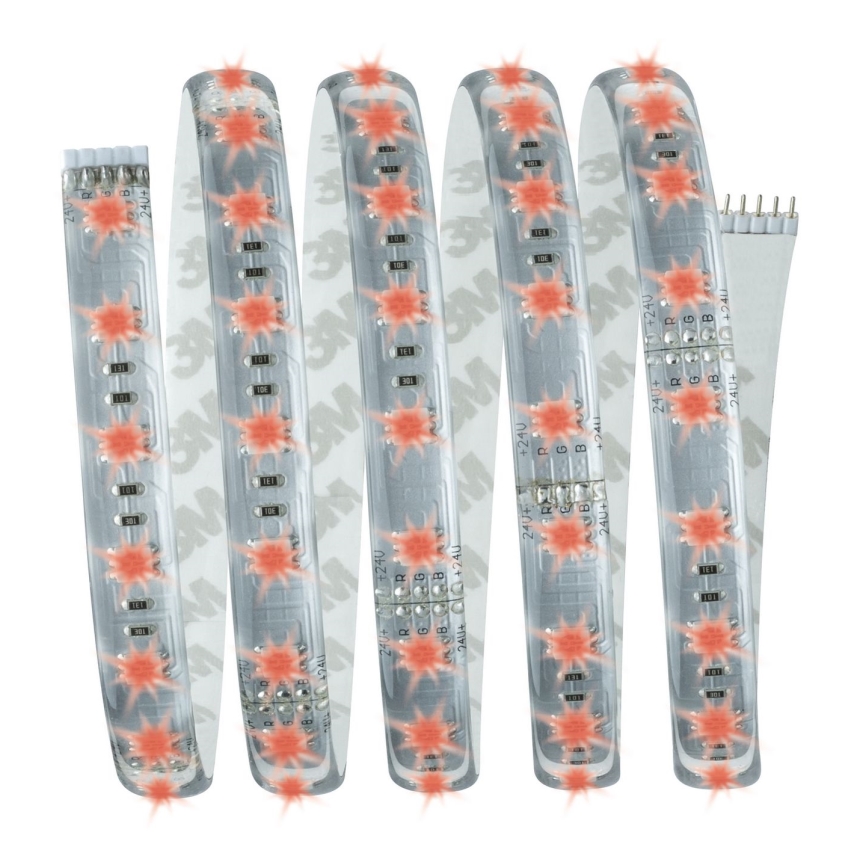 Paulmann 70674 - LED RGB/22W Zatemnitveni trak MAXLED 1,5 m 230V + Daljinski upravljalnik