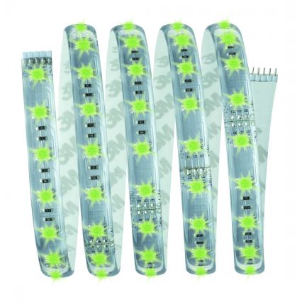Paulmann 70674 - LED RGB/22W Zatemnitveni trak MAXLED 1,5 m 230V + Daljinski upravljalnik