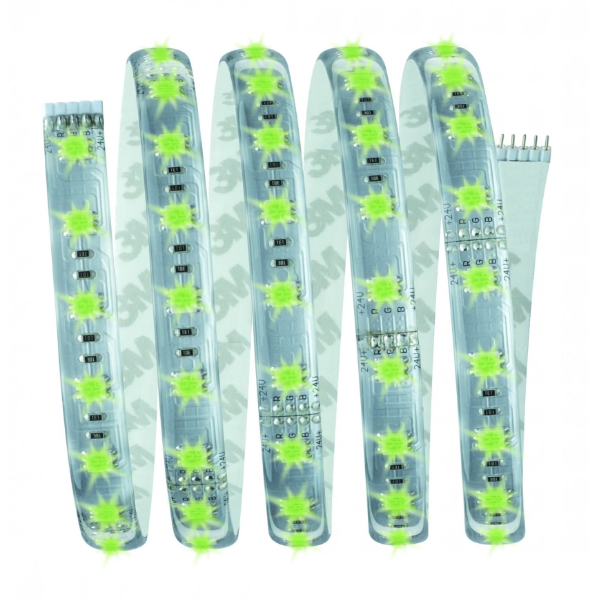 Paulmann 70674 - LED RGB/22W Zatemnitveni trak MAXLED 1,5 m 230V + Daljinski upravljalnik