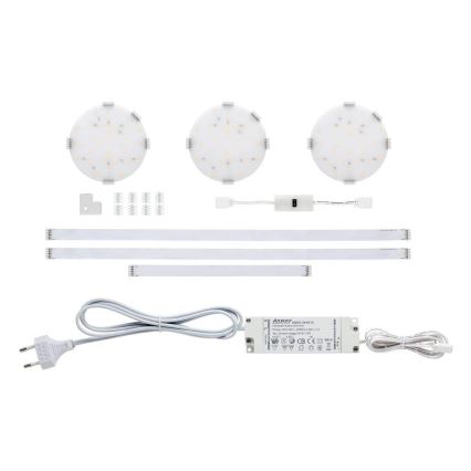 Paulmann 70711 - SET 3xLED/2,8W Osvetlitev za garnituro s senzorjem SOFTPAD 230V 2700K