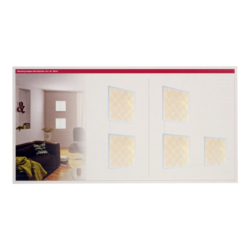 Paulmann 70813 - LED/11,5W Zatemnitveni panel LUMIX 230/24V