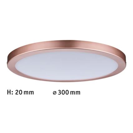 Paulmann 70872 - LED/22W Zatemnitveni panel ATRIA 230V 2700K Rosegold