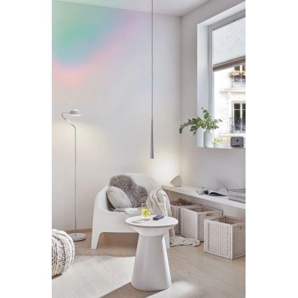 Paulmann 70920 - LED/7,5W Zatemnjevalna talna svetilka RAMOS 230V bela/sijajni krom