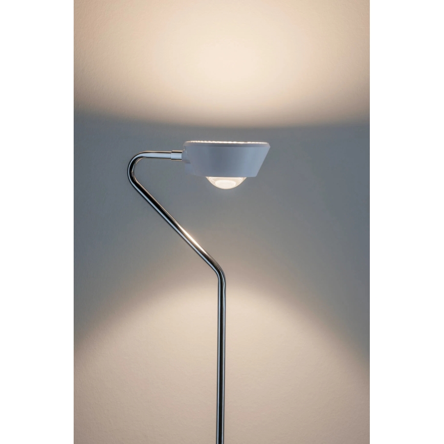 Paulmann 70920 - LED/7,5W Zatemnjevalna talna svetilka RAMOS 230V bela/sijajni krom