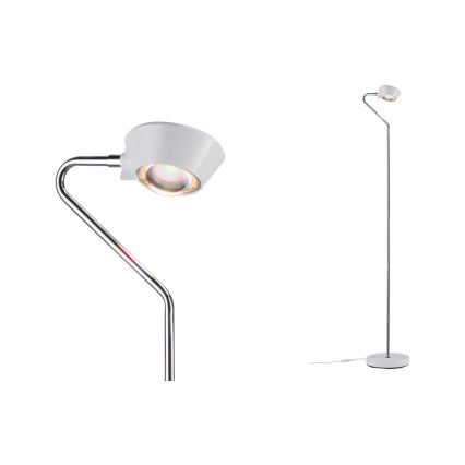 Paulmann 70920 - LED/7,5W Zatemnjevalna talna svetilka RAMOS 230V bela/sijajni krom