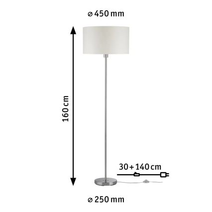 Paulmann 70922 - 1xE27/60W Talna svetilka TESSA 230V
