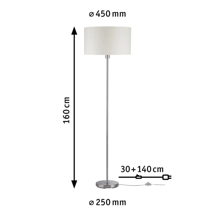 Paulmann 70922 - 1xE27/60W Talna svetilka TESSA 230V