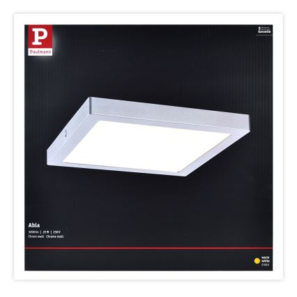 Paulmann 70982 - LED/22W Stropna svetilka ABIA 230V