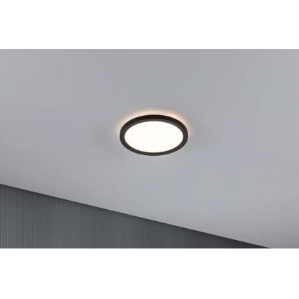 Paulmann 70997 - LED/11,2W Nadgradni panel ATRIA 230V 3000K pr. 19 cm črna