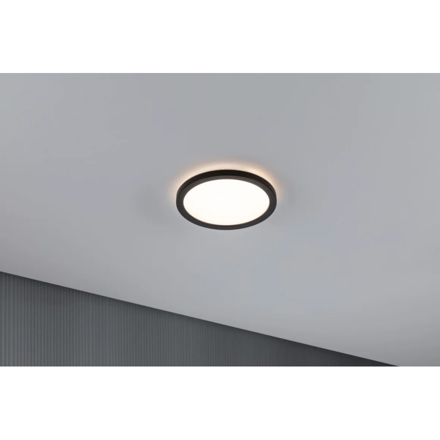 Paulmann 70997 - LED/11,2W Nadgradni panel ATRIA 230V 3000K pr. 19 cm črna