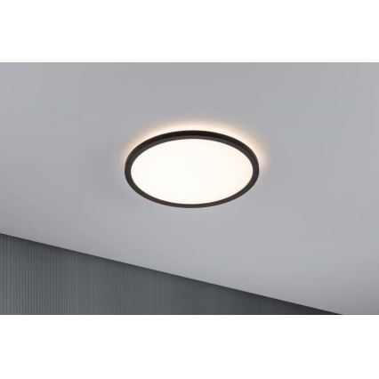 Paulmann 70998 - LED/16W Nadgradni panel ATRIA 230V 3000K pr. 29,3 cm črna