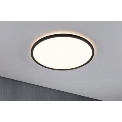 Paulmann 70999 - LED/22W Zatemnitveni panel ATRIA 230V 3000K pr. 42 cm črna