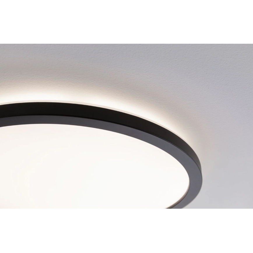 Paulmann 70999 - LED/22W Zatemnitveni panel ATRIA 230V 3000K pr. 42 cm črna