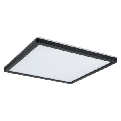 Paulmann 71001 - LED/16W Nadgradni panel ATRIA 230V 3000K 29,3x29,3 cm črna