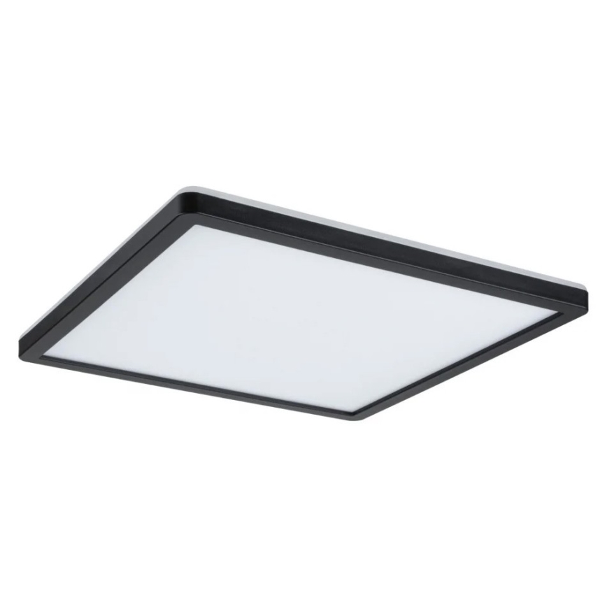 Paulmann 71001 - LED/16W Nadgradni panel ATRIA 230V 3000K 29,3x29,3 cm črna