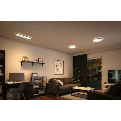 Paulmann 71002 - LED/22W Zatemnitveni panel ATRIA 230V 3000K 42x42 cm črna