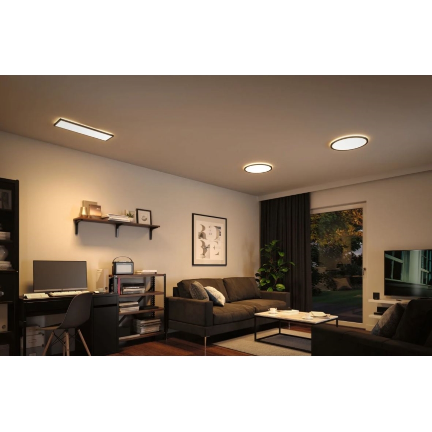 Paulmann 71002 - LED/22W Zatemnitveni panel ATRIA 230V 3000K 42x42 cm črna