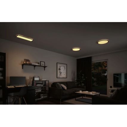 Paulmann 71002 - LED/22W Zatemnitveni panel ATRIA 230V 3000K 42x42 cm črna