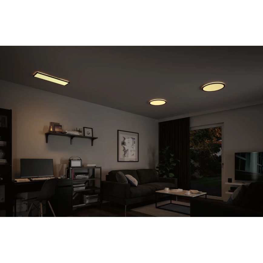 Paulmann 71002 - LED/22W Zatemnitveni panel ATRIA 230V 3000K 42x42 cm črna