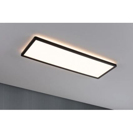Paulmann 71003 - LED/22W Zatemnitveni panel ATRIA 230V 3000K 20x58 cm črna