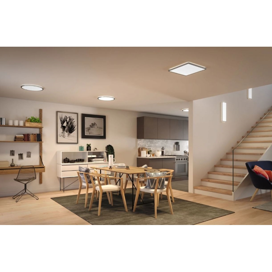 Paulmann 71009 - LED/22W Zatemnitveni panel ATRIA 230V 4000K 42x42 cm mat krom