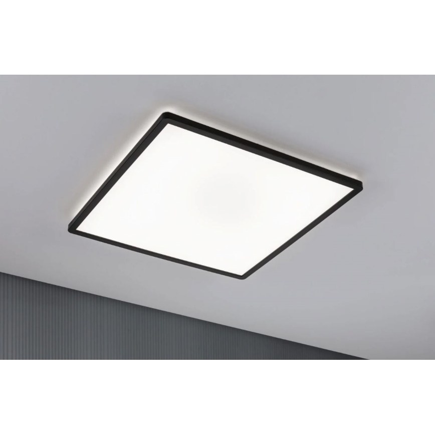 Paulmann 71016 - LED/22W Zatemnitveni panel ATRIA 230V 4000K 42x42 cm črna
