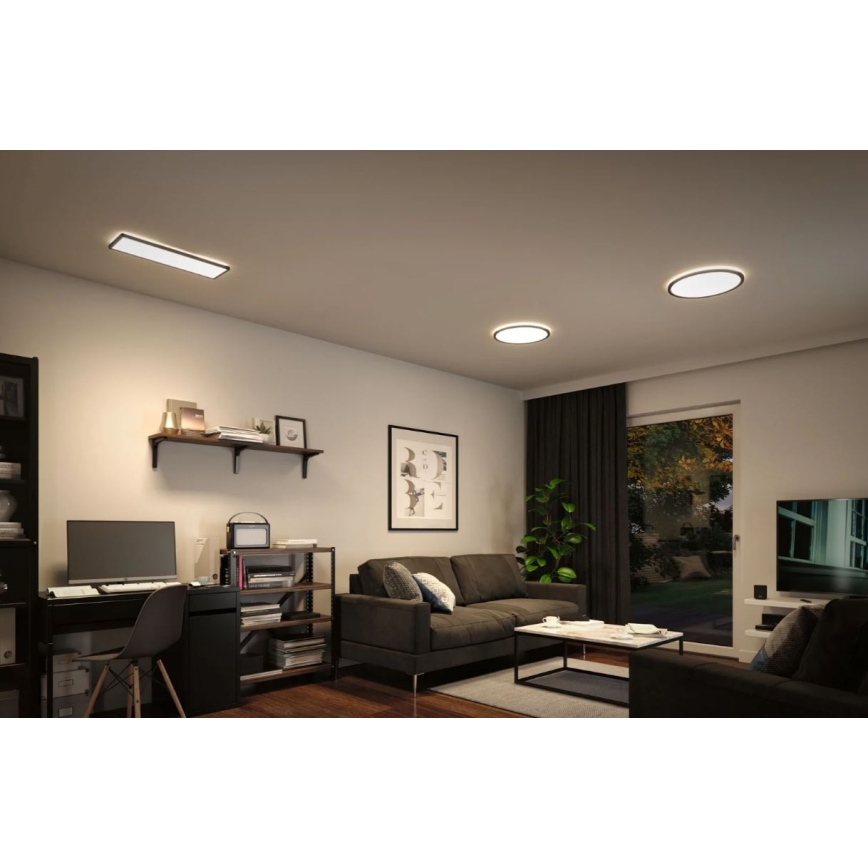 Paulmann 71016 - LED/22W Zatemnitveni panel ATRIA 230V 4000K 42x42 cm črna