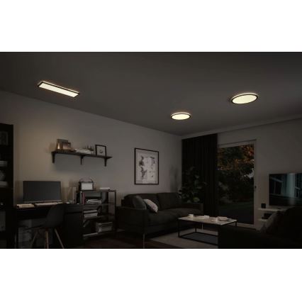 Paulmann 71016 - LED/22W Zatemnitveni panel ATRIA 230V 4000K 42x42 cm črna