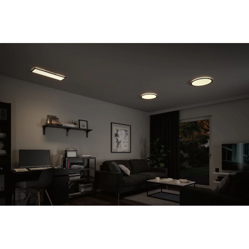 Paulmann 71016 - LED/22W Zatemnitveni panel ATRIA 230V 4000K 42x42 cm črna