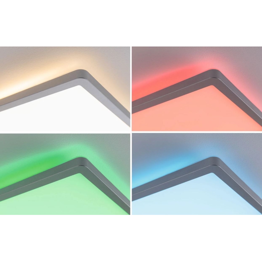 Paulmann 71020 - LED/20W RGBW Zatemnitveni panel ATRIA 230V 4000K 20x58 cm + Daljinski upravljalnik