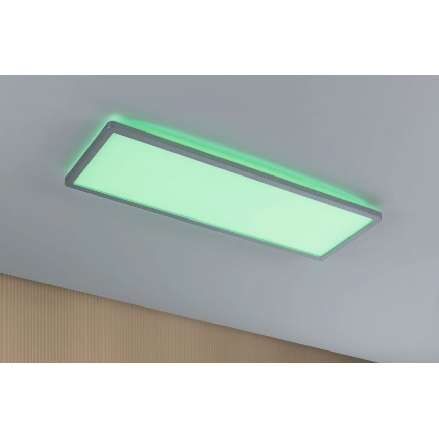 Paulmann 71020 - LED/20W RGBW Zatemnitveni panel ATRIA 230V 4000K 20x58 cm + Daljinski upravljalnik