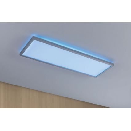 Paulmann 71020 - LED/20W RGBW Zatemnitveni panel ATRIA 230V 4000K 20x58 cm + Daljinski upravljalnik
