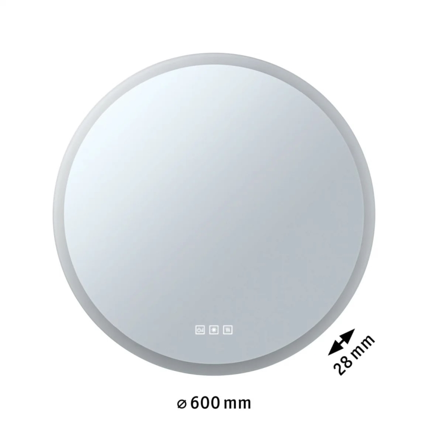 Paulmann 78952- LED/21W IP44 Zatemnitveno kopalniško ogledalo z osvetlitvijo MIRA 230V