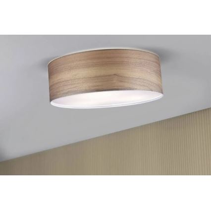 Paulmann 79687 - 3xE27/20W Stropna svetilka NEORDIC LISKA 230V oreh