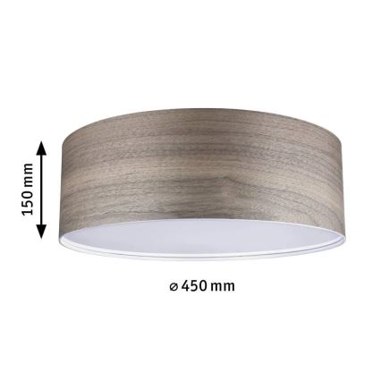 Paulmann 79687 - 3xE27/20W Stropna svetilka NEORDIC LISKA 230V oreh