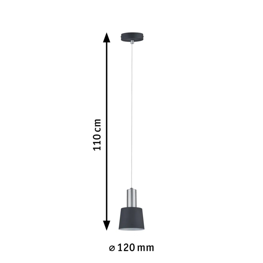 Paulmann 79691 - 1xE14/20W Lestenec na vrvici NEORDIC HALDAR 230V