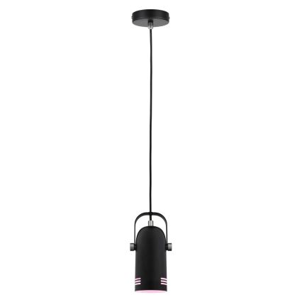 Paulmann 79766 - LED RGBW 1xE27/9W lestenec na kablu LAVEA 230V črna
