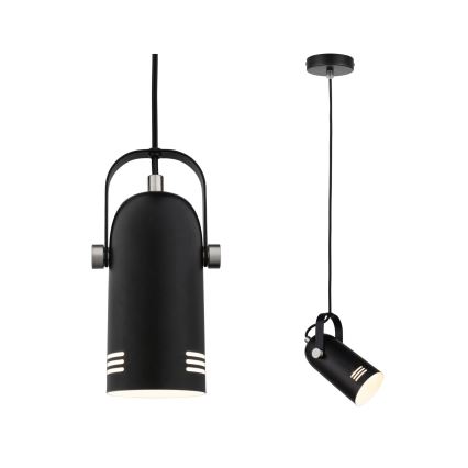 Paulmann 79766 - LED RGBW 1xE27/9W lestenec na kablu LAVEA 230V črna