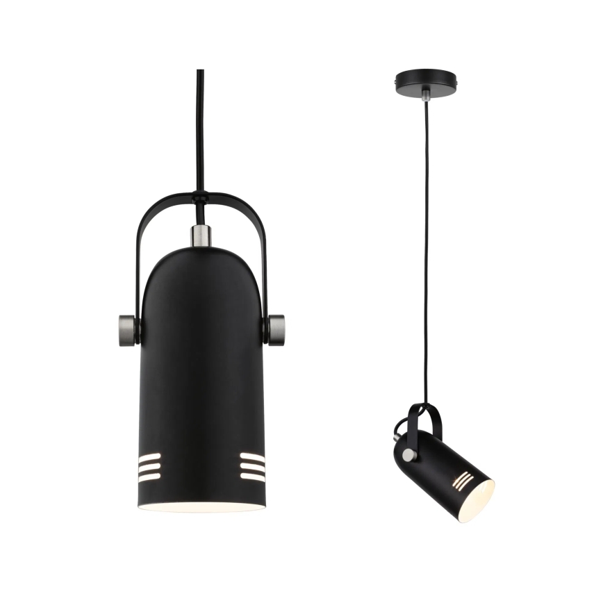 Paulmann 79766 - LED RGBW 1xE27/9W lestenec na kablu LAVEA 230V črna