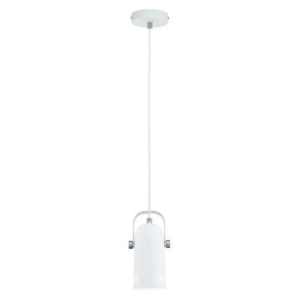 Paulmann 79767 - LED 1xE27/8W Lestenec na kablu LAVEA 230V bela
