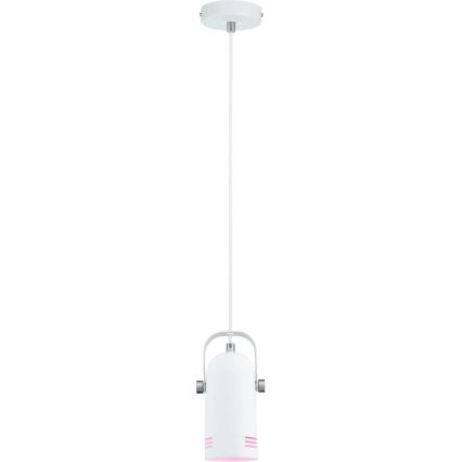 Paulmann 79767 - LED RGBW 1xE27/12W lestenec na kablu LAVEA 230V bela