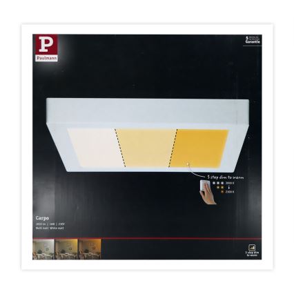 Paulmann 79801 - LED/13W Stropna svetilka CARPO 230V 2300/2500/3000K