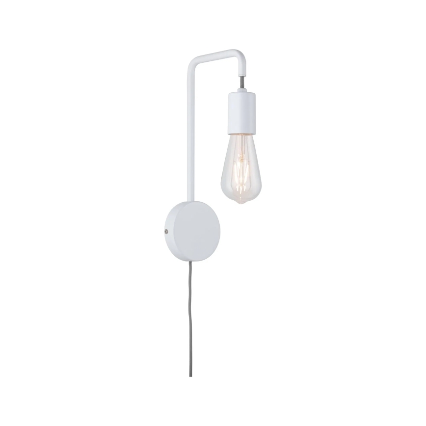 Paulmann 79811 - 1xE27/40W stensko svetilo CALVANI 230V belo