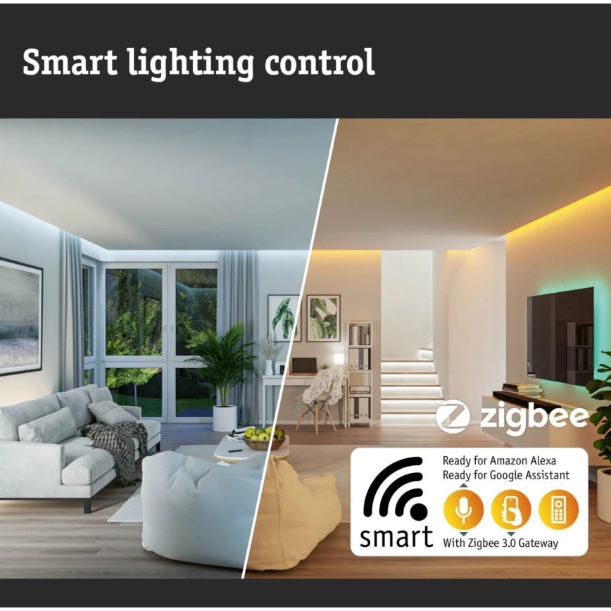 Paulmann 79826 - LED/19,5W Zatemnitvena svetilka SMART VELORA 230V 2700-6500K