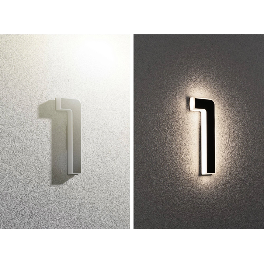 Paulmann 79842 - LED/0,2W IP44 Solarna hišna številka 1,2V 1500 mAh